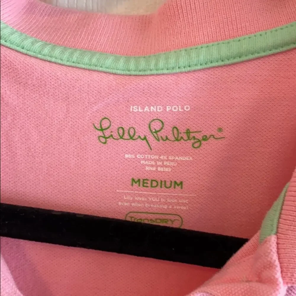 Lilly Pulitzer M island polo top - Picture 2 of 5